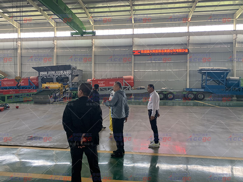 寧波客戶實(shí)地考察海砂淡化設(shè)備廠家